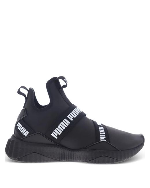 PUMA Blue Defy Mid Matte Sneakers