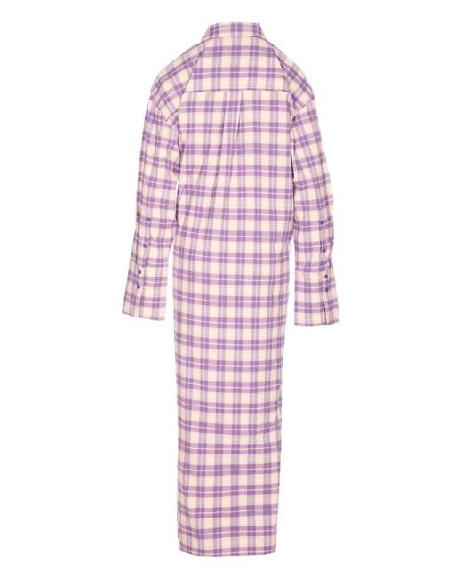 Abito Midi Con Strass di Essentiel Antwerp in Pink