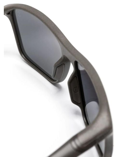 Tag Heuer Gray Rectangle-Frame Sunglasses