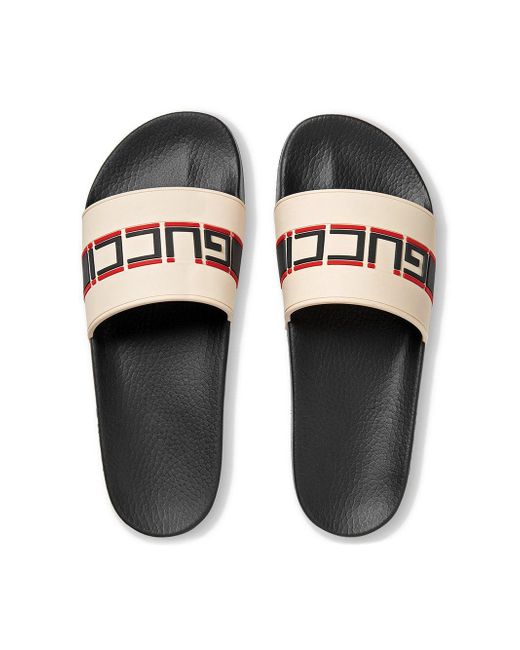 gucci sandals men white