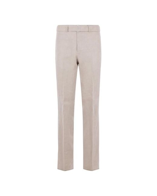 Lardini Gray Belt Trousers for men