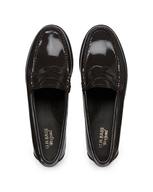 G.H.BASS Black Weejuns Loafers