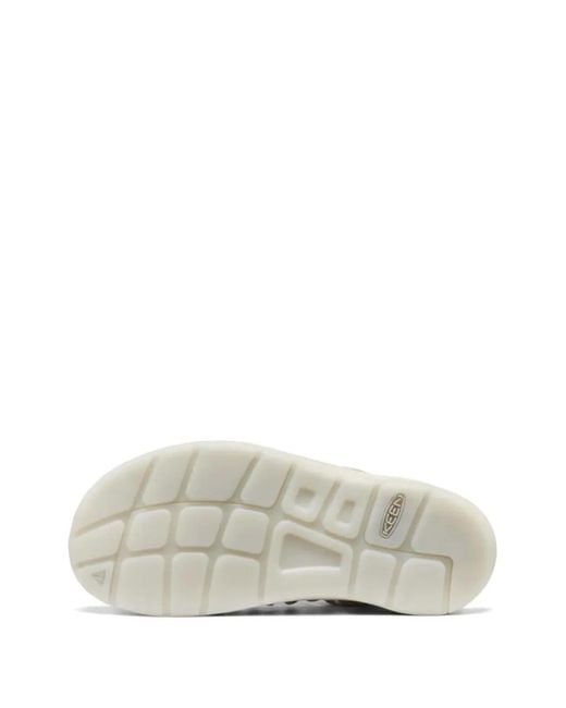 Keen White Uneek Round-Toe Sneakers for men