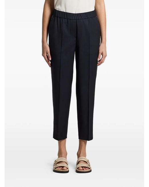 Peserico Blue Wool Trousers