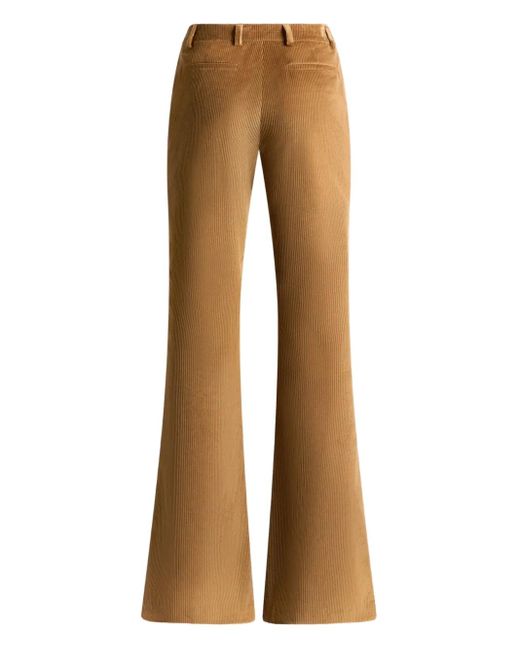 Etro Brown Corduroy Velvet Trousers