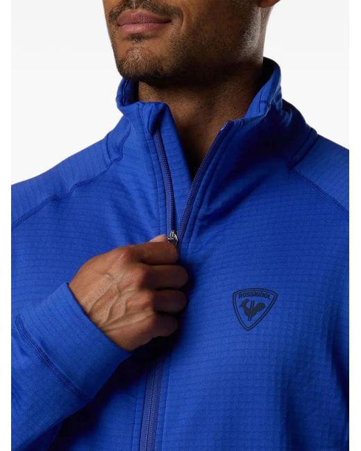 Rossignol Blue Blackside Full-Zip Fleece Jacket for men