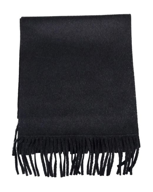 Bufanda Con Borde Con Flecos The Dynamis Studio de color Black