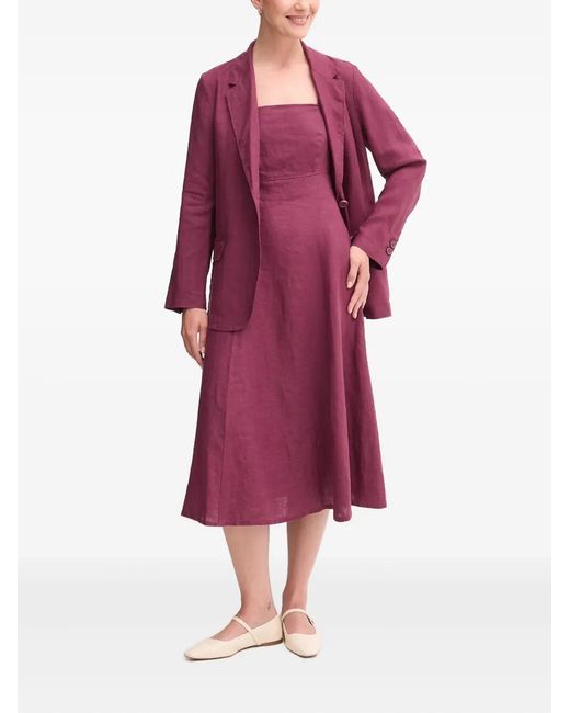 Benetton Purple Linen Blazer