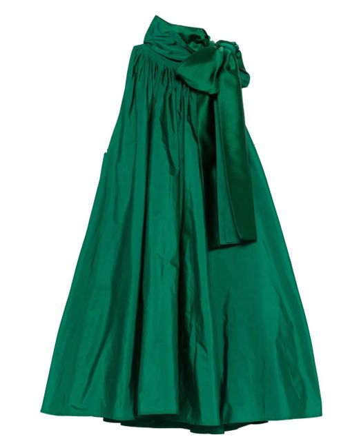 Vestido con detalle de lazo Max Mara de color Green