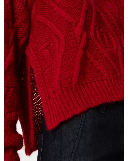 Twinset ドロップショルダー セーター Red