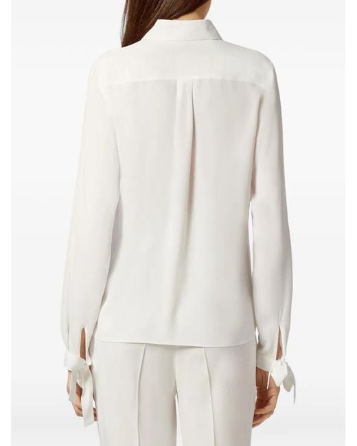 Philipp Plein Button-Down Blouse in het White