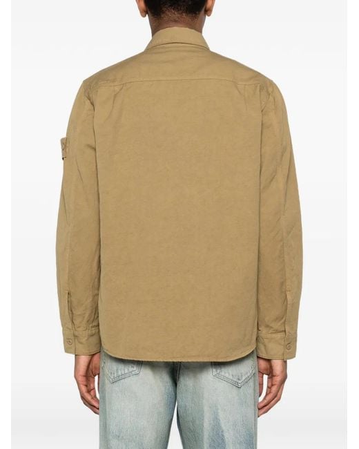 Stone Island Natural Ghost Shirt Jacket for men