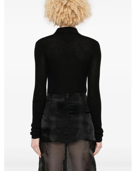 Frankie Shop Solana ボディスーツ Black