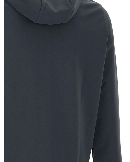 Giacca Con Cappuccio E Zip di Rrd in Blue da Uomo