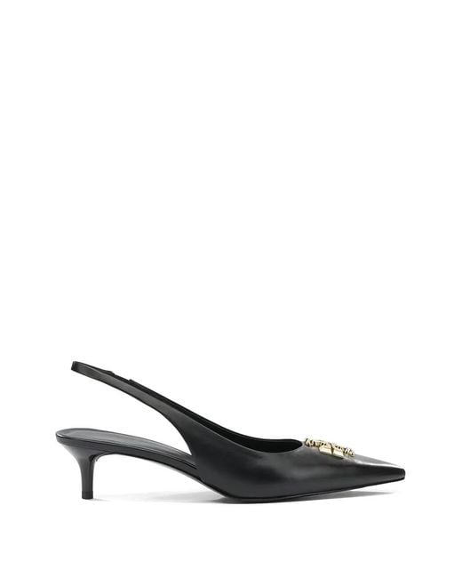 Tory Burch Black Eleanor Slingback Pumps