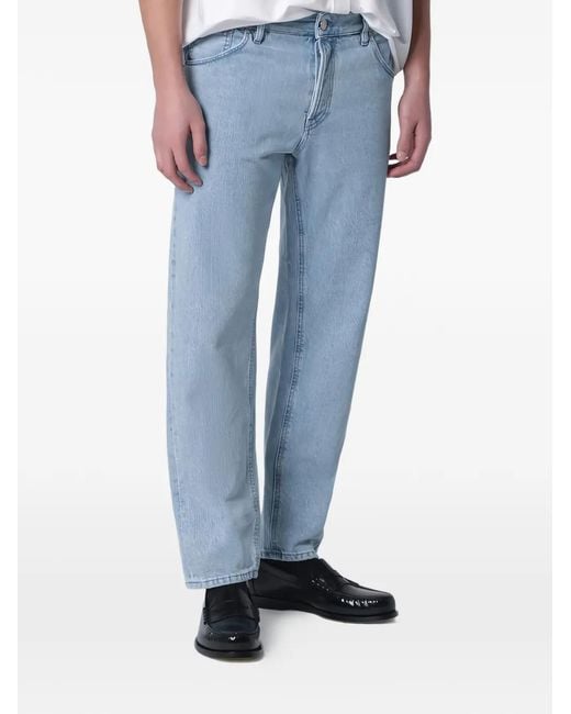PT Torino Blue Buttoned Jeans for men