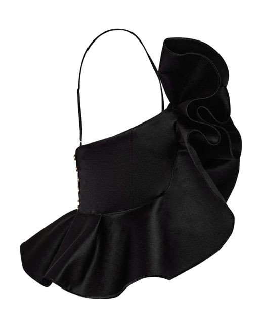 Johanna Ortiz Silk Top Black