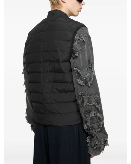 Acne Black Padded Gilet for men