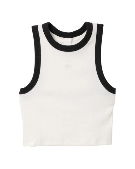 AAPE BY A BATHING AP Black Logo Tank Top