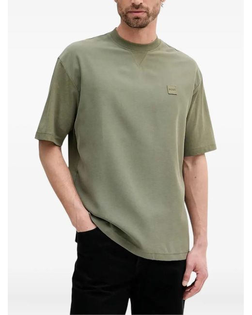 Boss Green Logo-Patch T-Shirt for men
