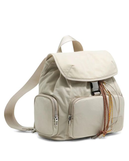 Bimba Y Lola White Logo-Appliqué Backpack