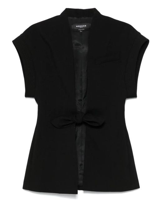 Rochas ウール ベスト Black