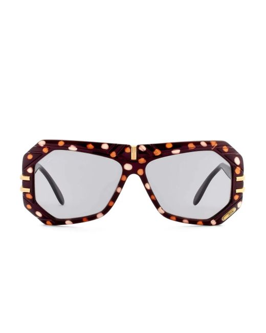 Cazal Brown Polka Dot Sunglasses