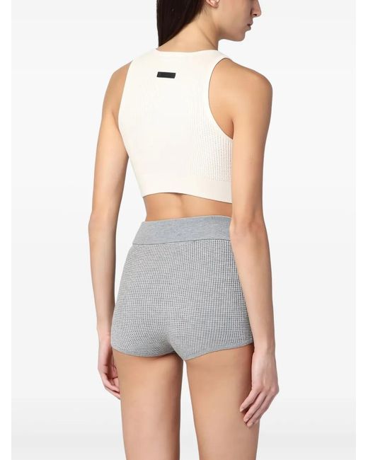 Fear Of God White Textured Tank Top