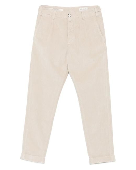 Jacob Cohen Natural Tapered Trousers for men