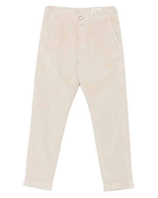 Jacob Cohen Natural Tapered Trousers for men