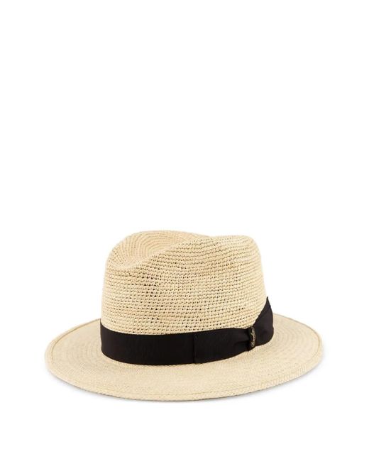 Cappello Panama di Borsalino in White da Uomo