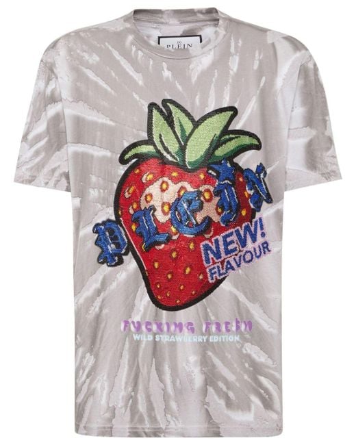 Philipp Plein Tutti Frutti T-Shirt in Gray für Herren