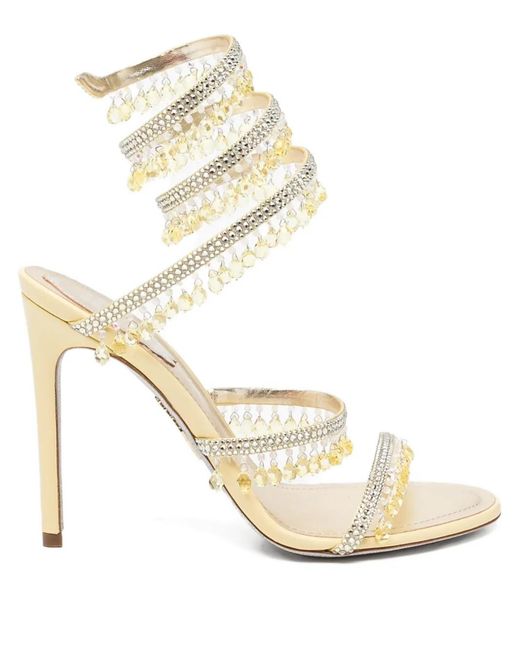 Rene Caovilla Women's Metallic 105Mm Chandelier Sandals