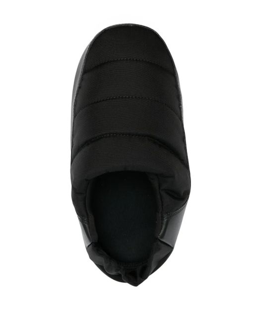Moon Boot Black Gesteppte Slipper