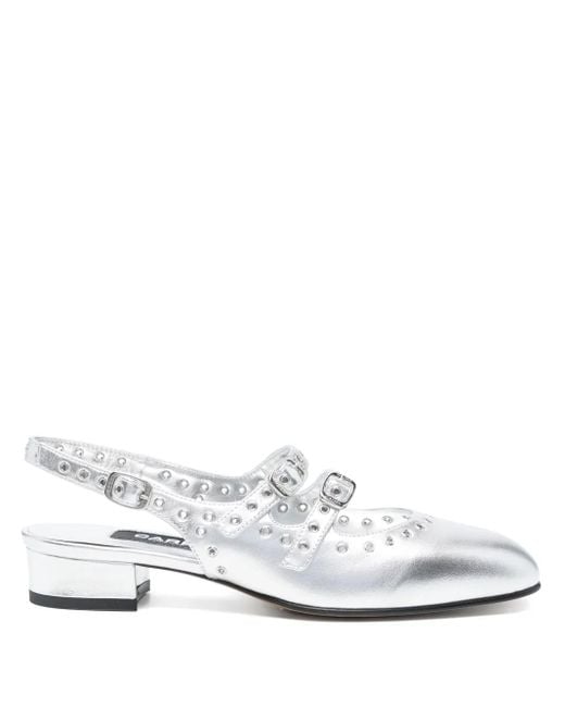 CAREL PARIS Queen フラットシューズ White