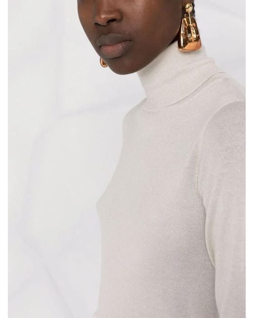 Brunello Cucinelli White Sweaters
