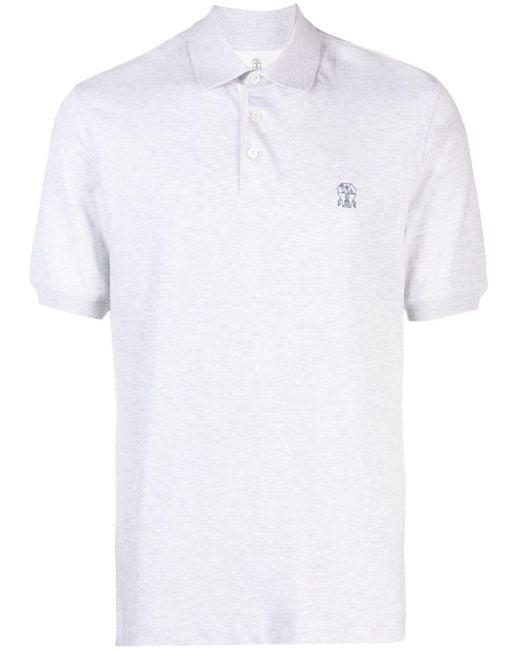 Brunello Cucinelli White T-shirts And Polos for men