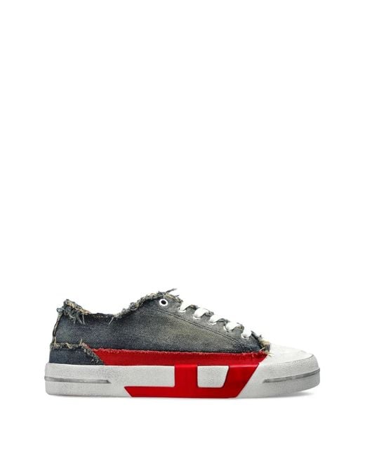 DIESEL White S-D-Verse Sneakers