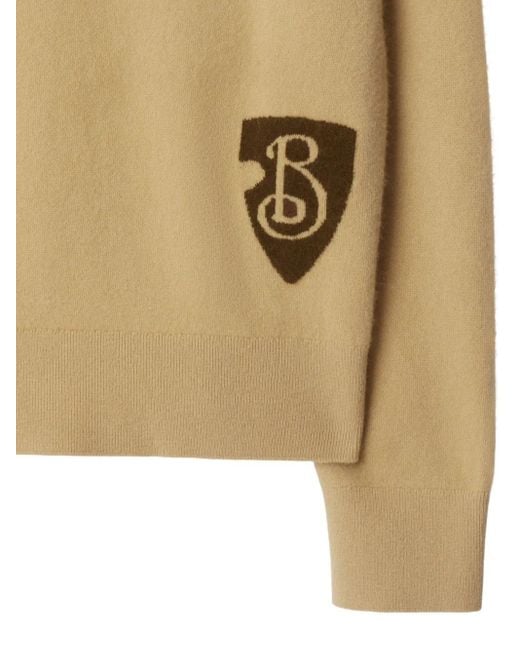 Burberry Natural B Shield Jumper for men