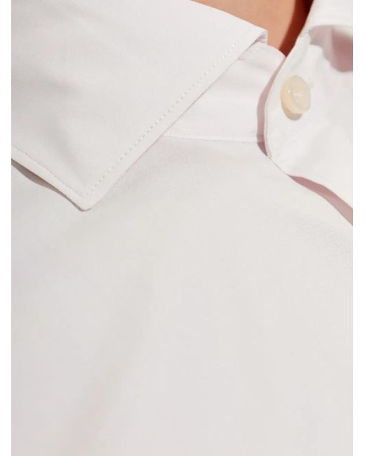 Paul & Shark White Long-Sleeve Button-Up Shirt for men