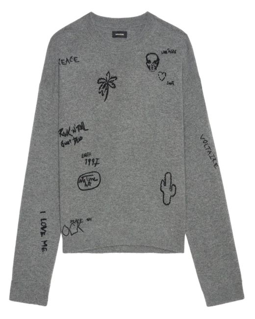 Maglione Marko di Zadig & Voltaire in Gray da Uomo