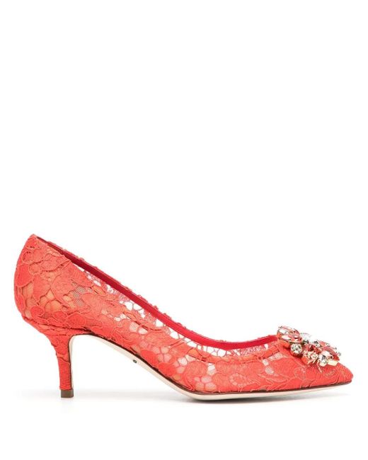 Dolce & Gabbana Red 'Belluci' Pumps