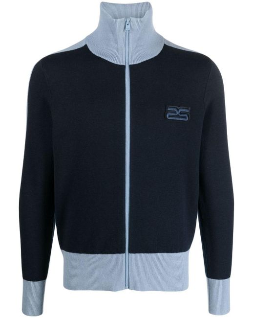 Sandro Sweater Met Logopatch in het Blauw voor heren | Lyst NL