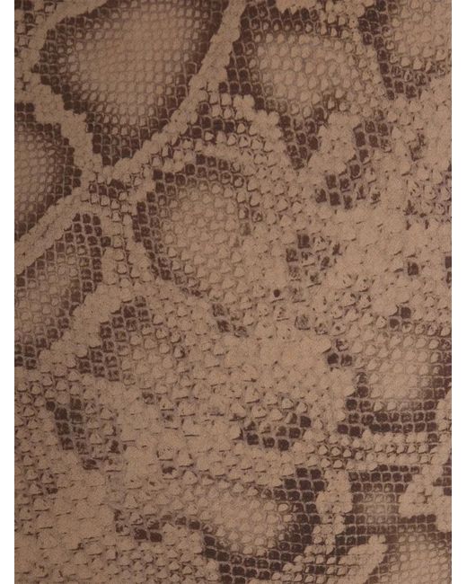 ANDAMANE Natural Python Dress