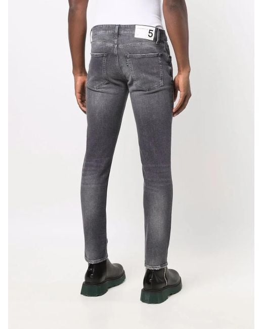 Department 5 Blue Skinny-Fit Jeans for men