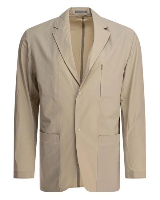 Norse Projects Natural Two-Button Zip-Detail Blazer for men