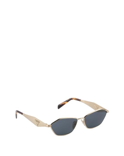 Prada Blue Sunglasses With Prada Logo