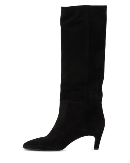 strategia shoes Black Kniehohe Wildlederstiefel