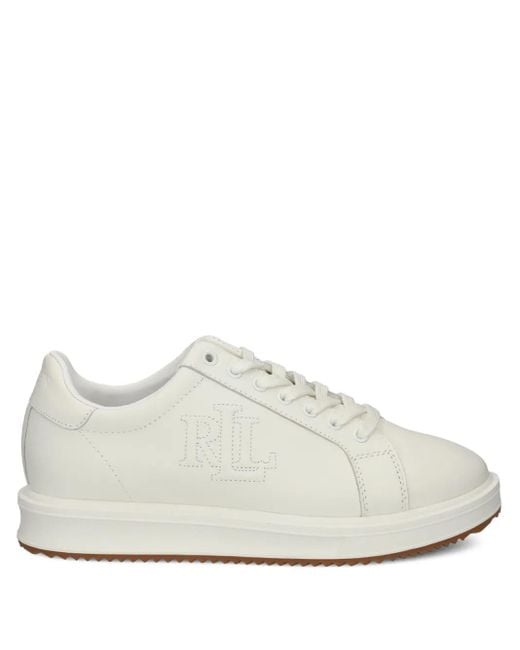 Ralph Lauren White Ainsley Sneakers