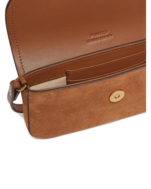 Pinko Brown Tone Cross Body Bag